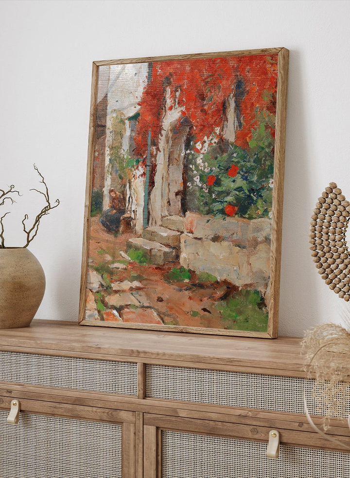 "House with Wild Vines" Art Print_Sugar & Canvas