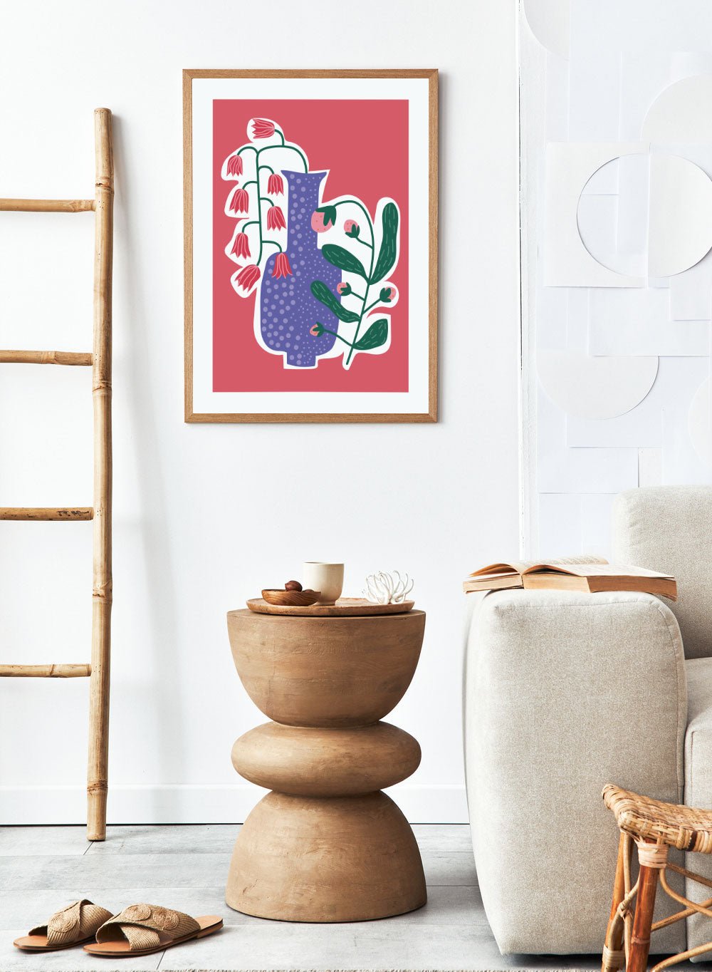 Abstract Flowers Art Print_Sugar & Canvas