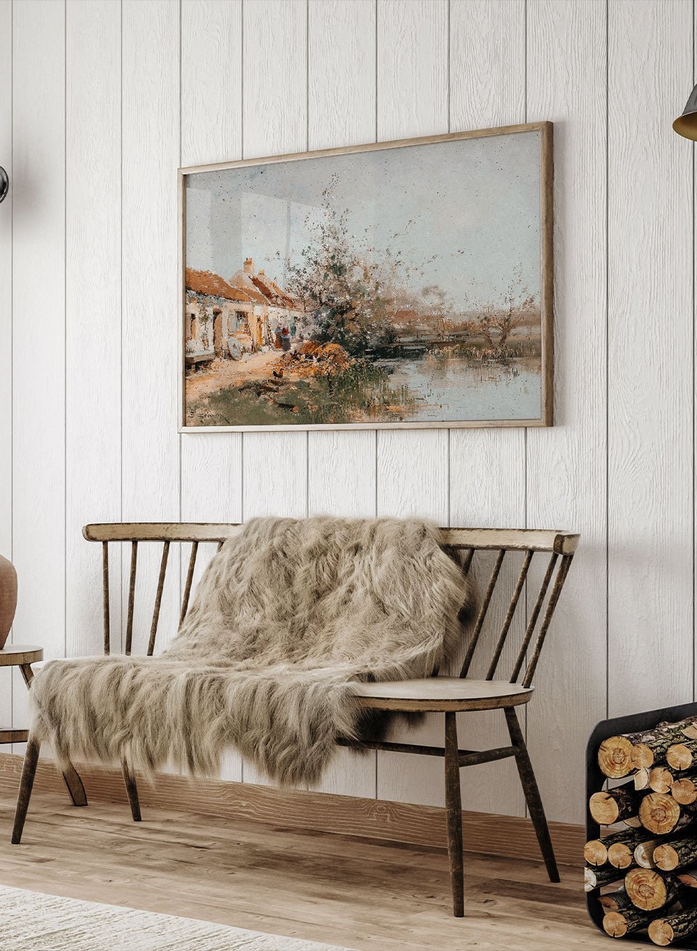 "Spring Day on the Stream Bank" Art Print_Sugar & Canvas