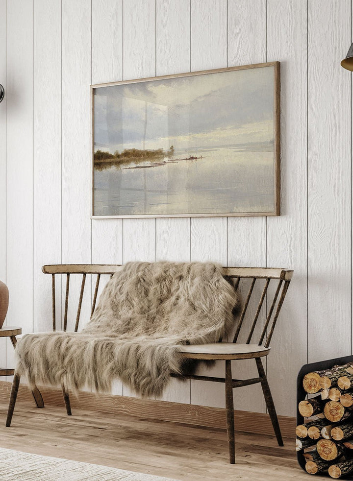 "River Landscape" Art PrintVP113Sugar & Canvas