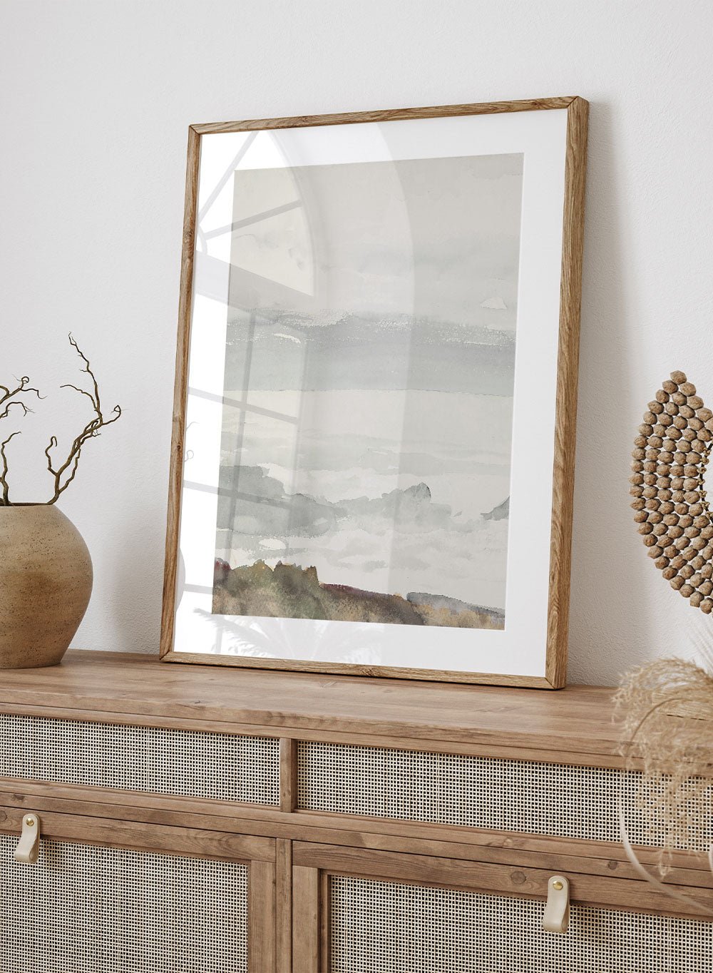 "Ocean Seen from a Cliff, Prout’s Neck, Maine" Art Print_Sugar & Canvas