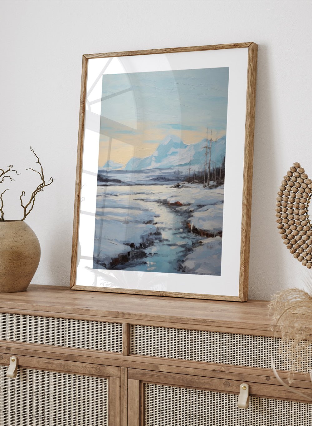 "Winter Landscape II" Art Print_Sugar & Canvas