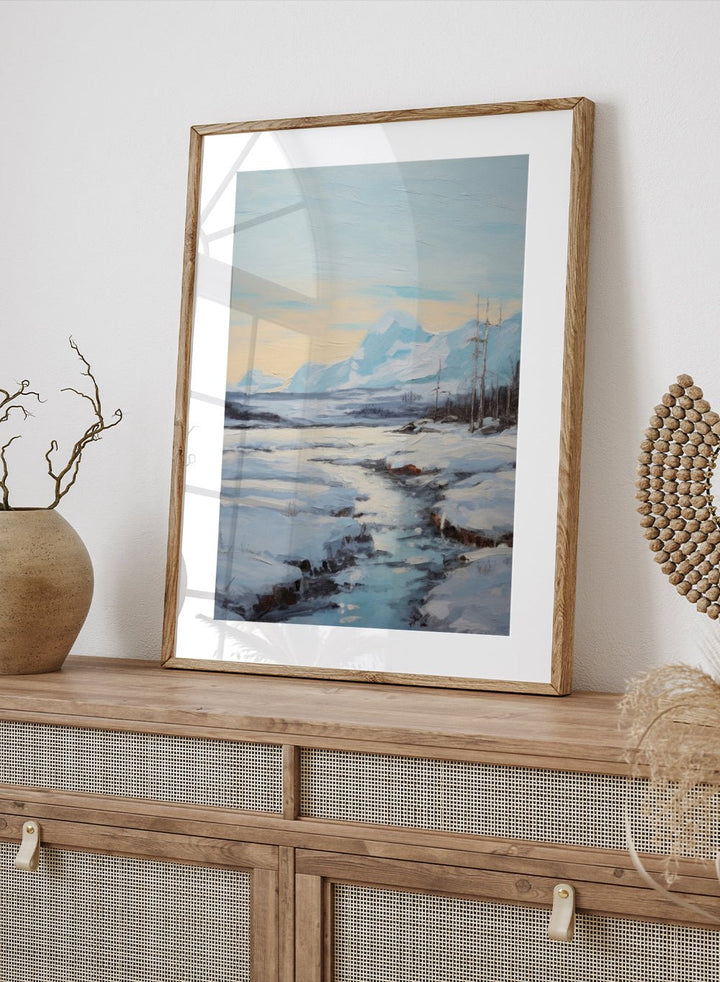 "Winter Landscape II" Art Print_Sugar & Canvas