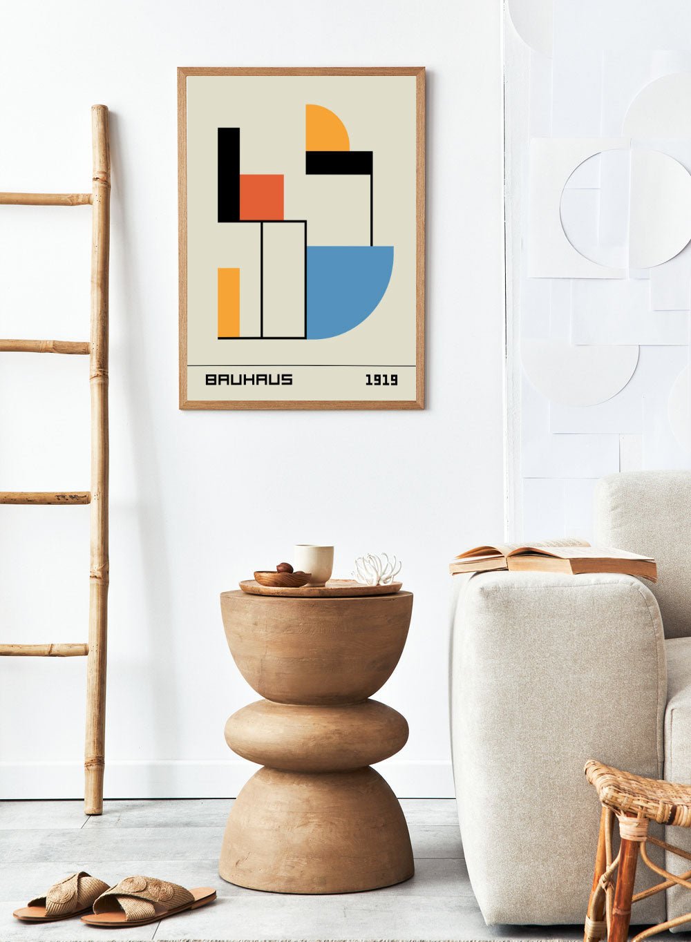 Bauhaus 1919 Abstract Geometric Art Print BH58_Sugar & Canvas