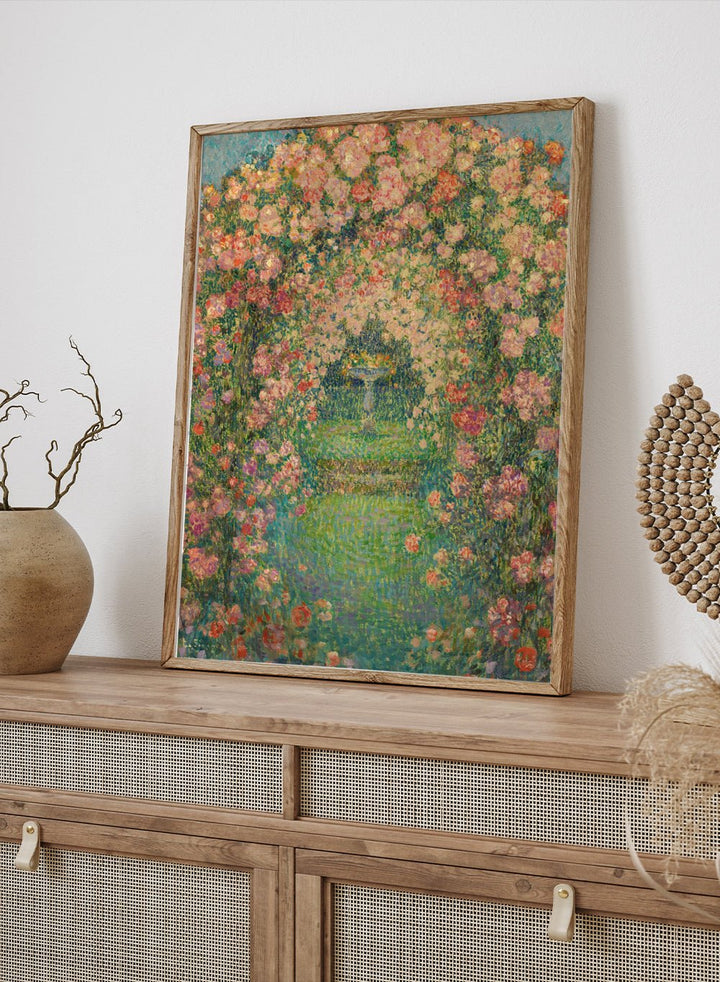 "The Rose Garden, Gerberoy" Art Print_Sugar & Canvas