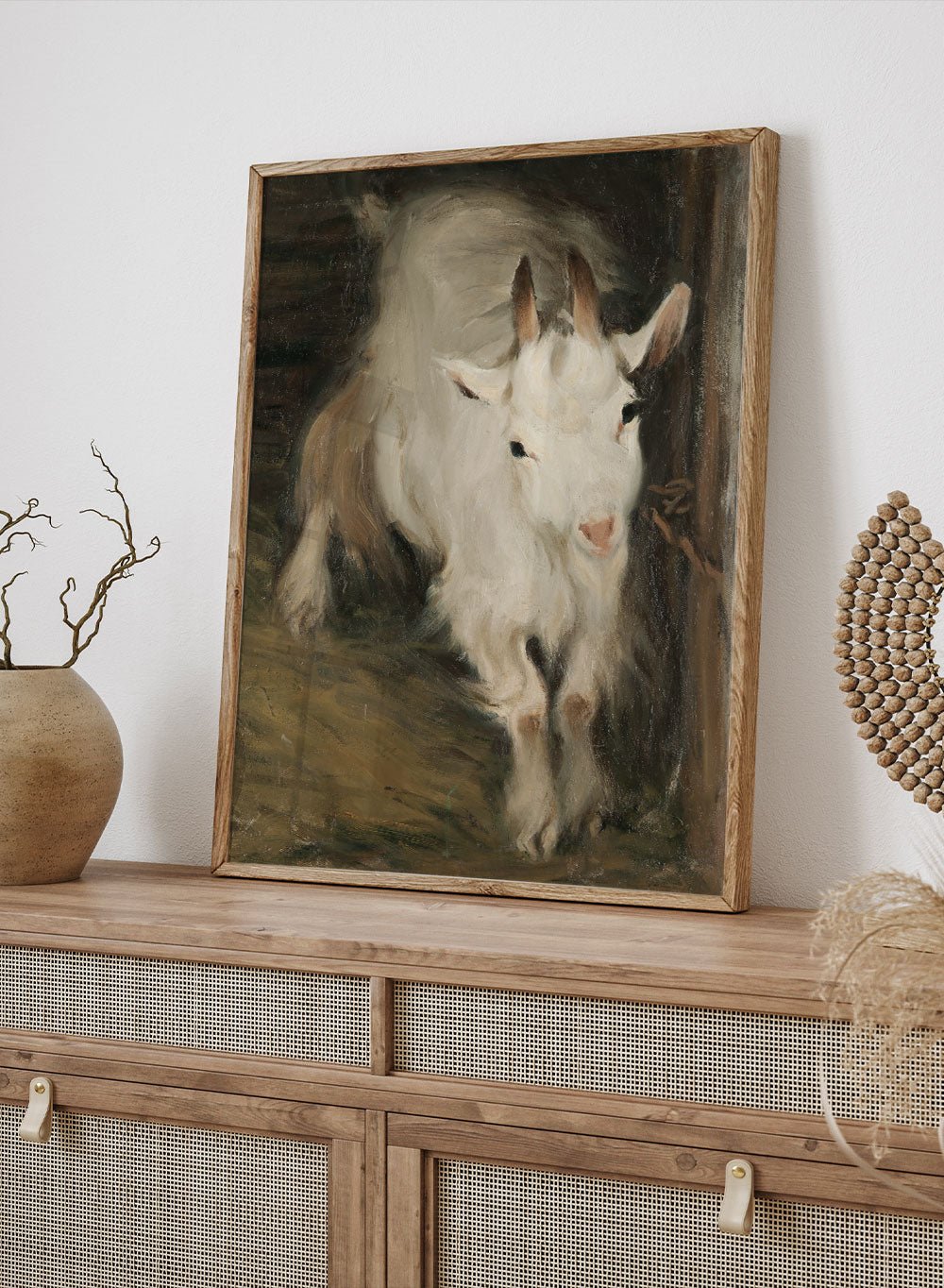 "He - Goat" Art Print_Sugar & Canvas