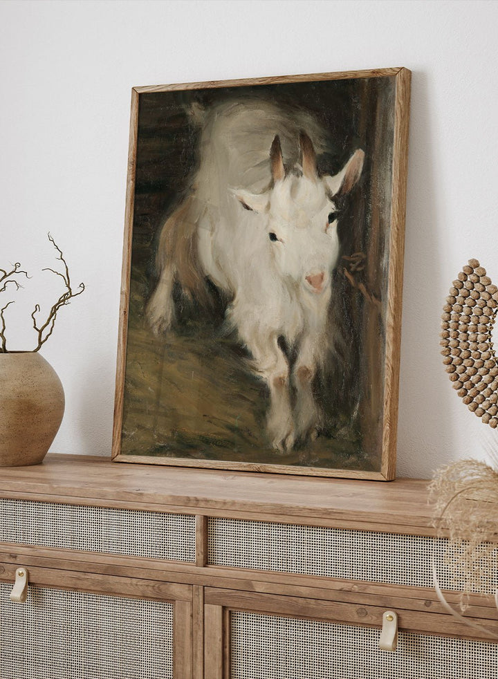 "He - Goat" Art Print_Sugar & Canvas