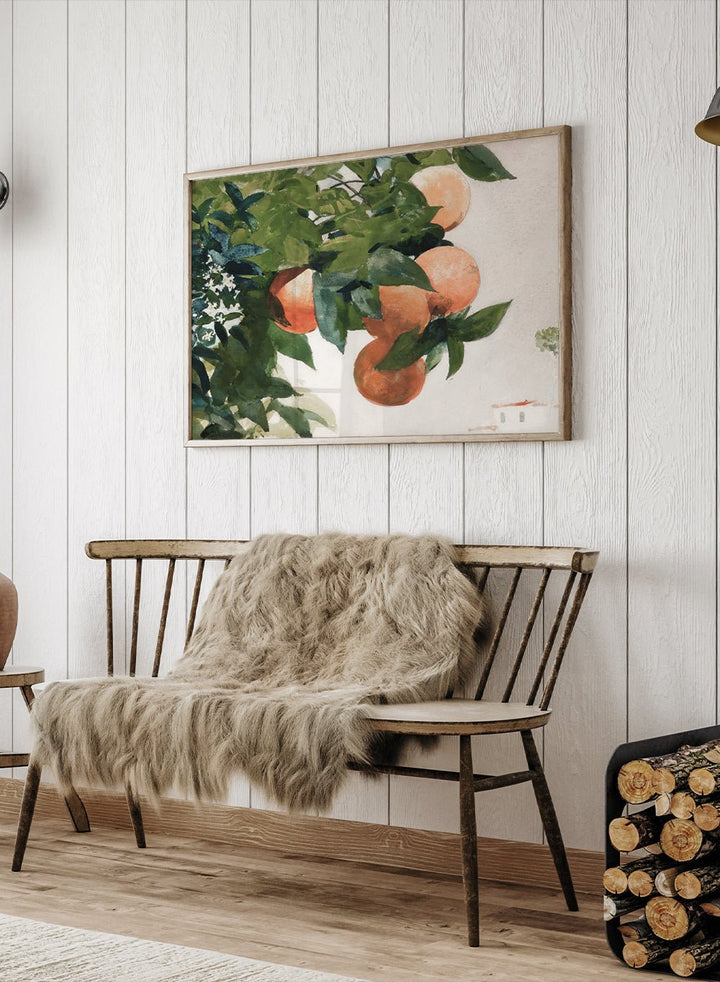 "Oranges on a Branch" Art Print_Sugar & Canvas