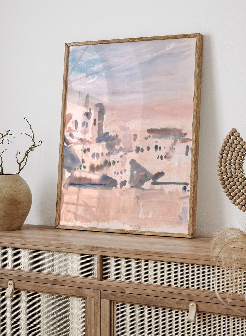 "View of a Town" Art Print_Sugar & Canvas