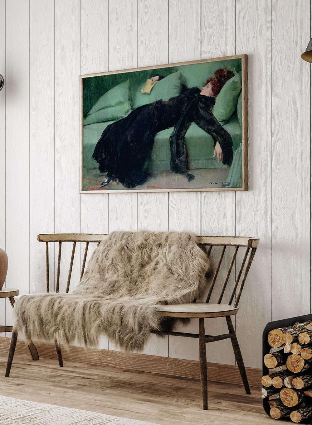 "Decadent Young Woman. After the Dance" Art Print_Sugar & Canvas