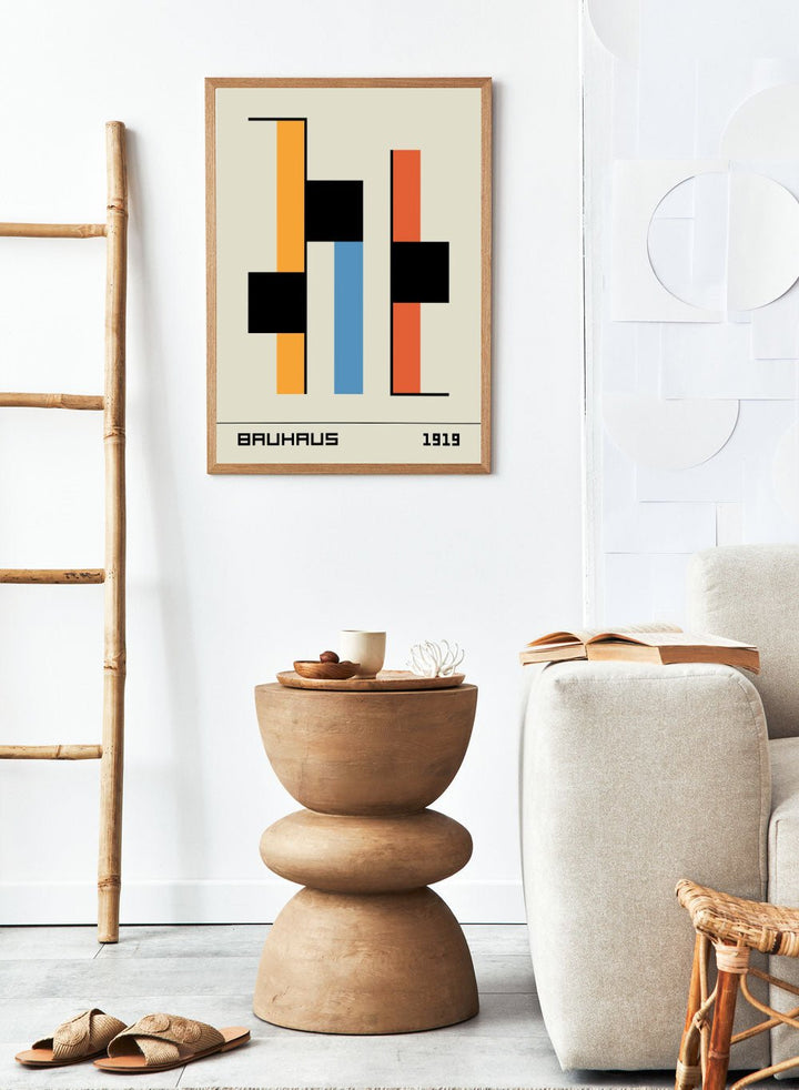 Bauhaus 1919 Abstract Geometric Art Print BH56_Sugar & Canvas