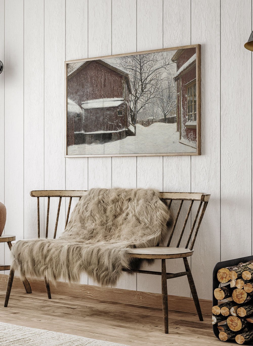 "Snefokk i Majorstuveien 8" Art Print_Sugar & Canvas