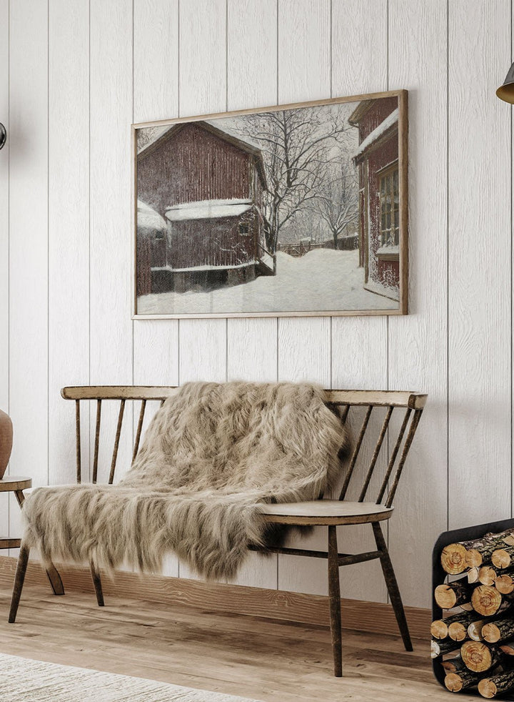 "Snefokk i Majorstuveien 8" Art Print_Sugar & Canvas