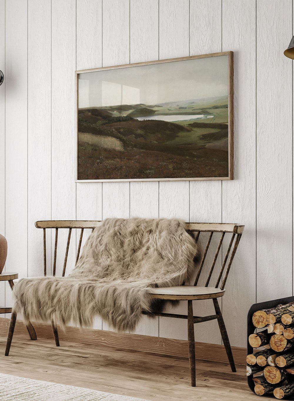 "A Landscape near Bryrup, Jutland" Art Print_Sugar & Canvas