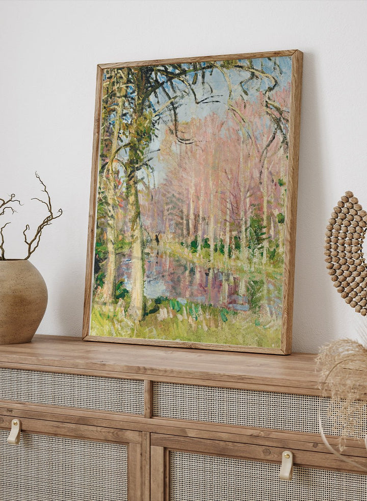 "Walk Along the Seine at Veneux - les - Sablons" Art Print_Sugar & Canvas