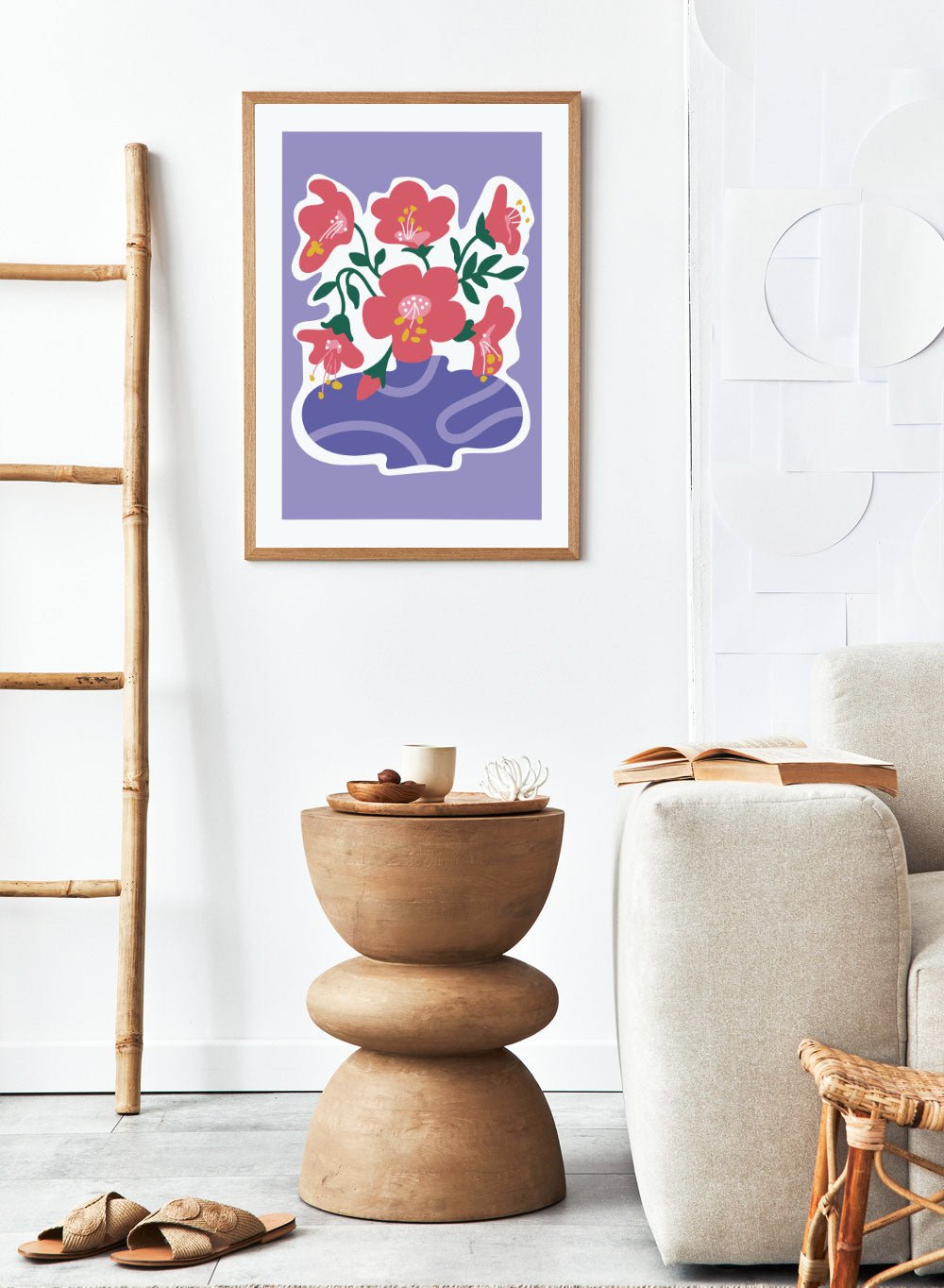 Abstract Flowers Art Print_Sugar & Canvas