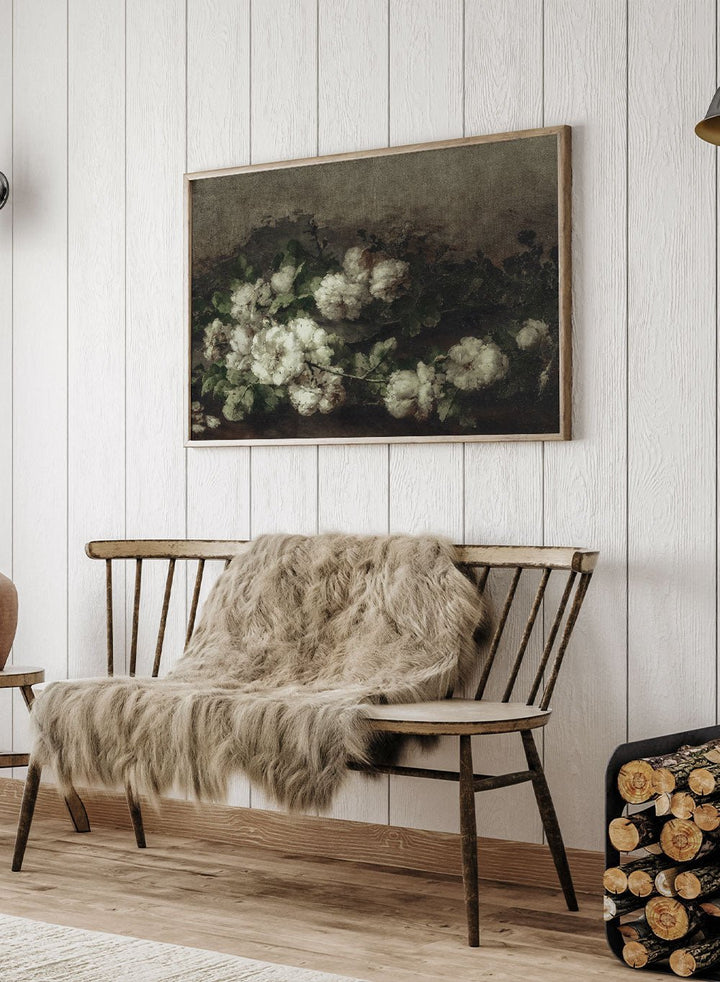 "White Roses" Art Print_Sugar & Canvas