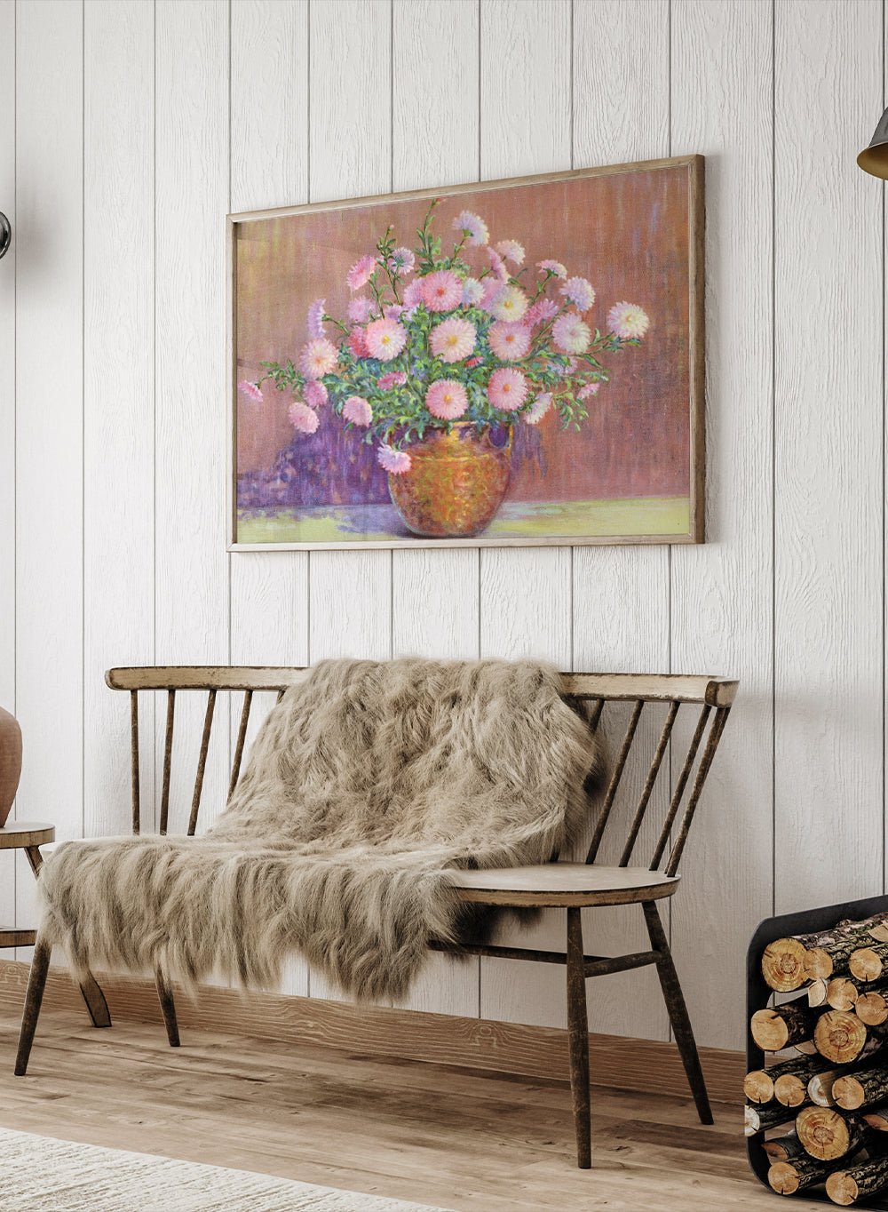 "Pompon Chrysanthemum" Art Print_Sugar & Canvas