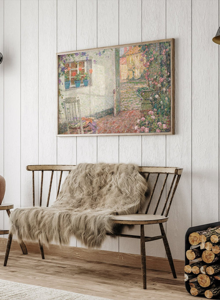 "Le Seuil Fleuri" Art Print_Sugar & Canvas