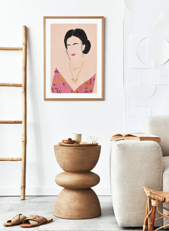 'Fearless Woman' Aesthetic Art Print_Sugar & Canvas