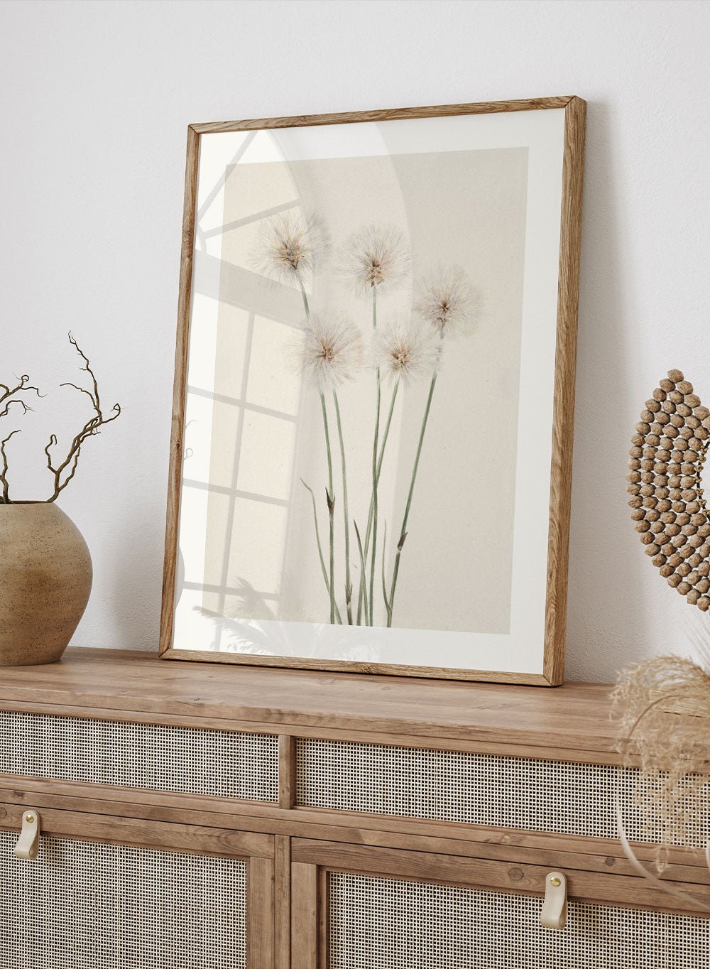 "Slender Cotton - Grass" Art Print_Sugar & Canvas