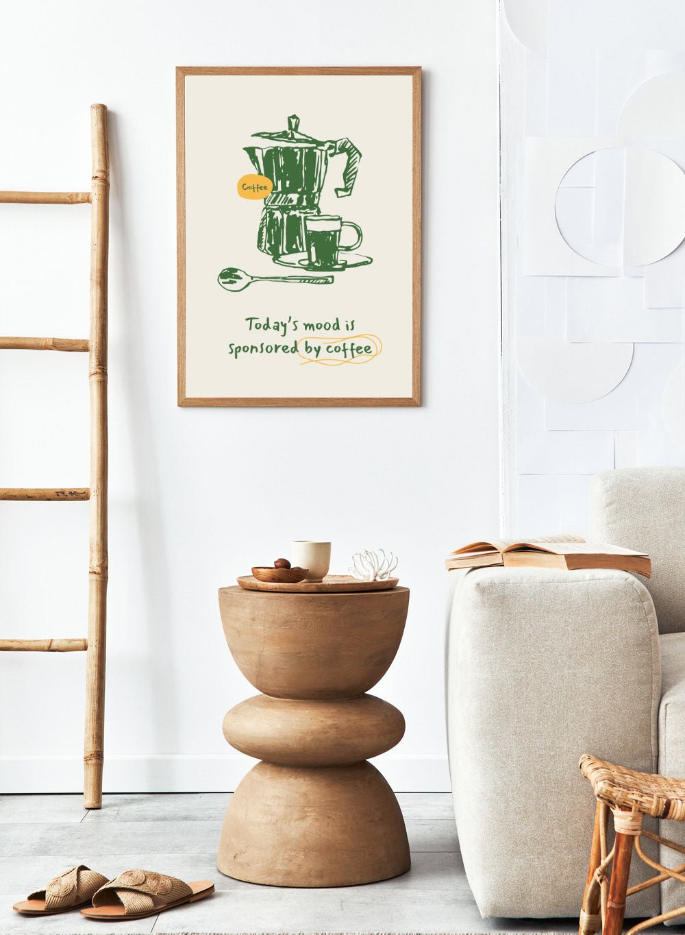Mood: Caffeinated Coffee Aesthetic Kitchen Art Print_Sugar & Canvas