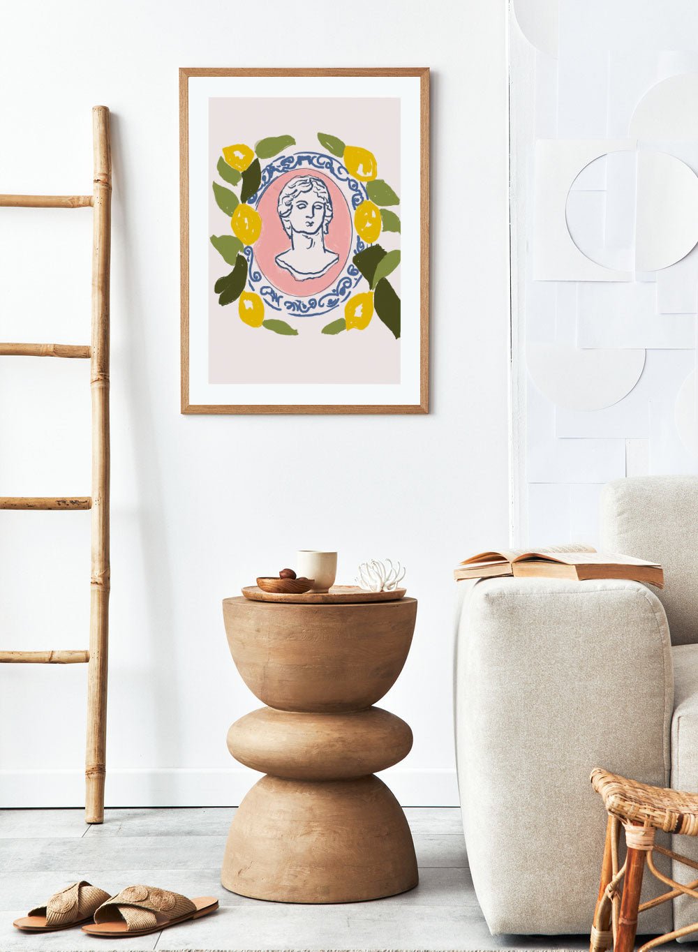 'Lemon Mythos' Aesthetic Art Print_Sugar & Canvas