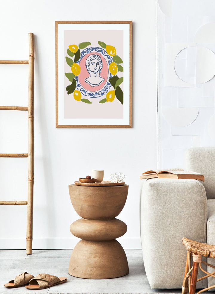 'Lemon Mythos' Aesthetic Art Print_Sugar & Canvas