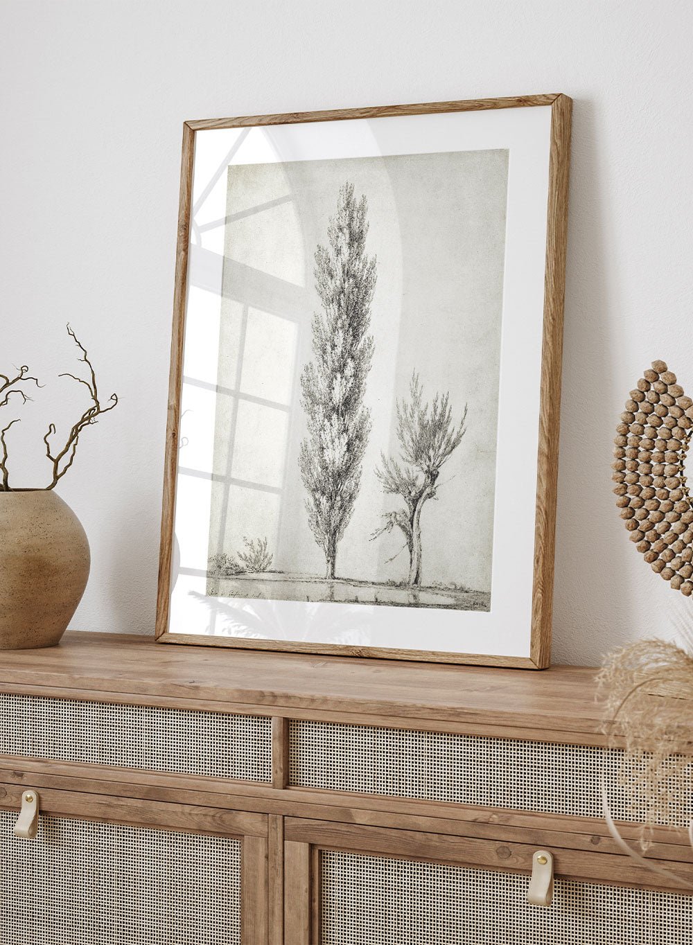 "Landscape with a Poplar and a Willow Tree" Art Print_Sugar & Canvas