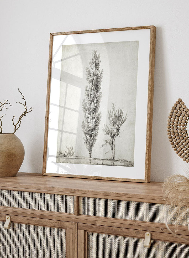 "Landscape with a Poplar and a Willow Tree" Art Print_Sugar & Canvas