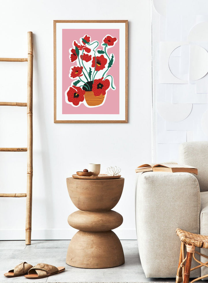 Abstract Flowers Art Print_Sugar & Canvas