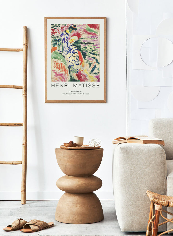 MATISSE litgraphies EAUX FORTESギャラリーポスター Matisse Art Exhibition Poster From Galerie Maeght 1986