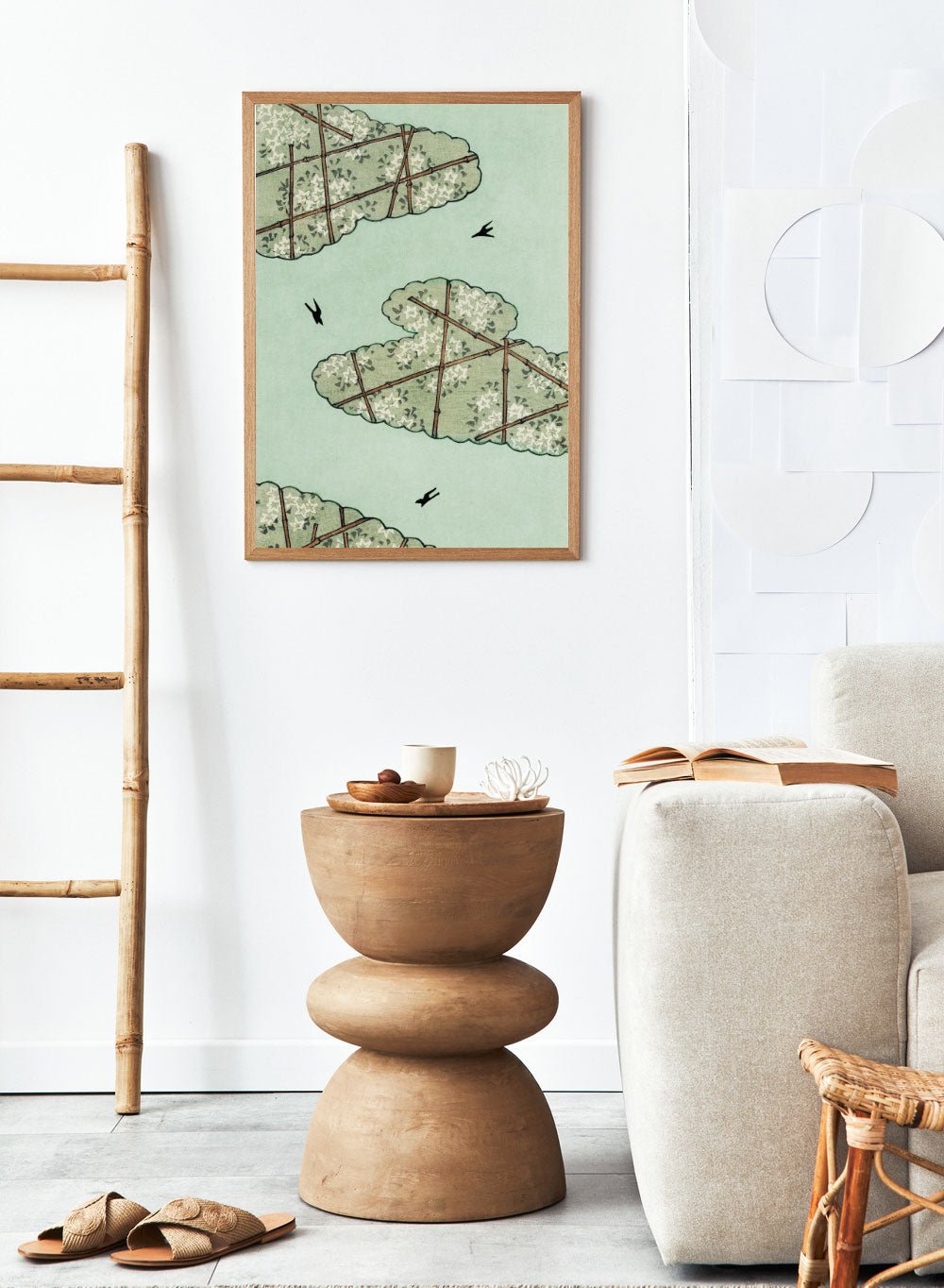 Watanabe Seitei Sky Illustration Art Print_Sugar & Canvas