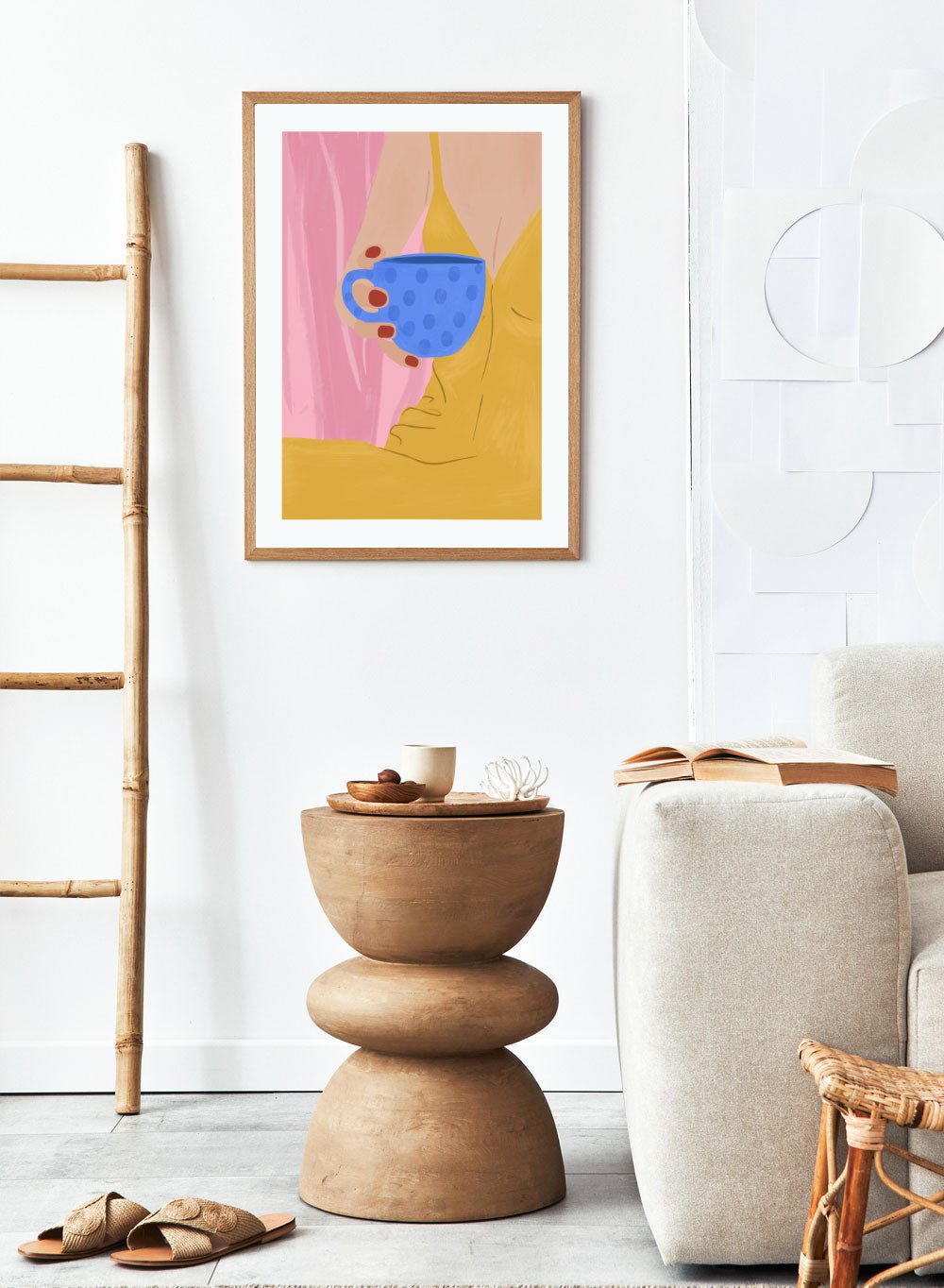 'Morning Coffee' Aesthetic Art Print_Sugar & Canvas