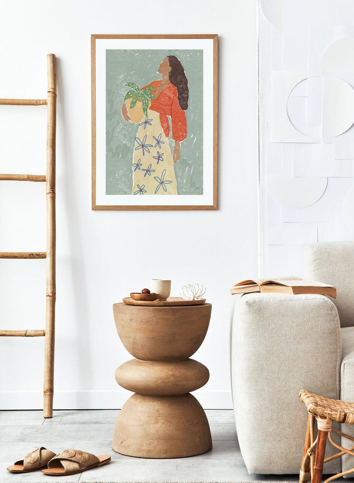 'The Plant Keeper' Aesthetic Art Print_Sugar & Canvas