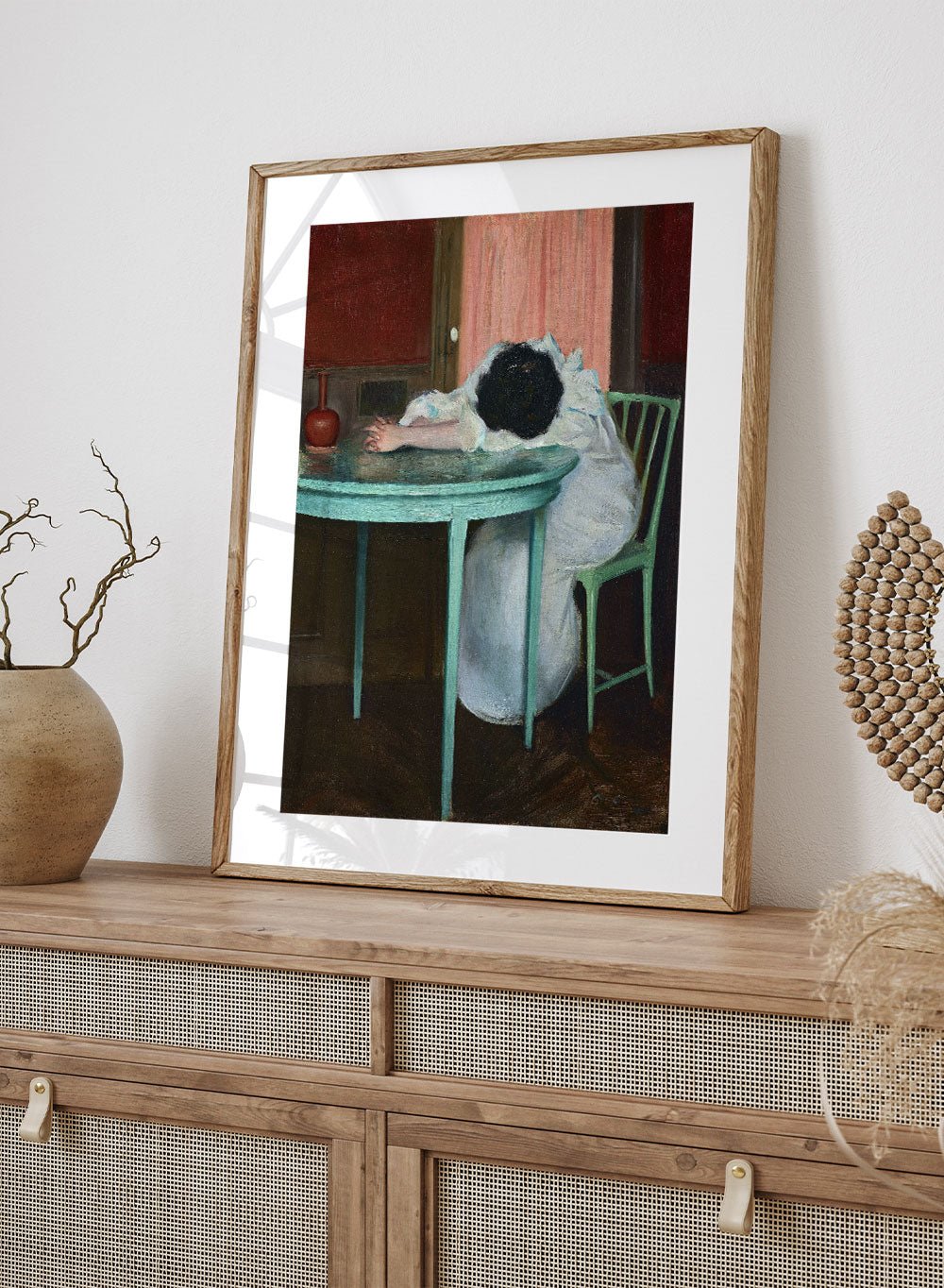 "Tired" Art Print_Sugar & Canvas