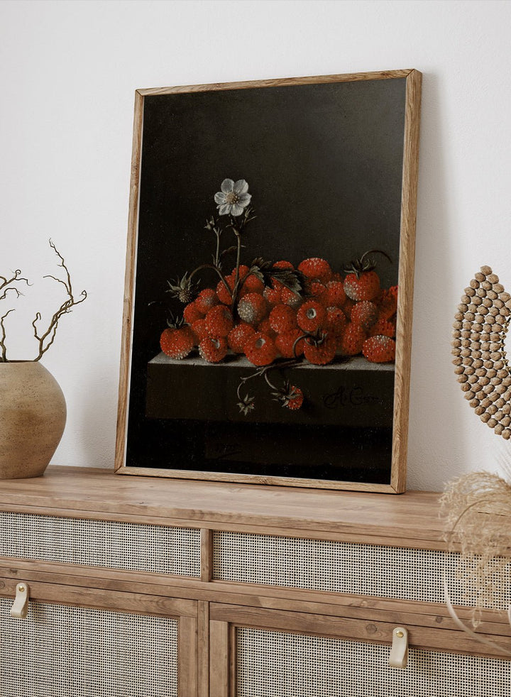 "Still Life with Wild Strawberries" Art Print_Sugar & Canvas