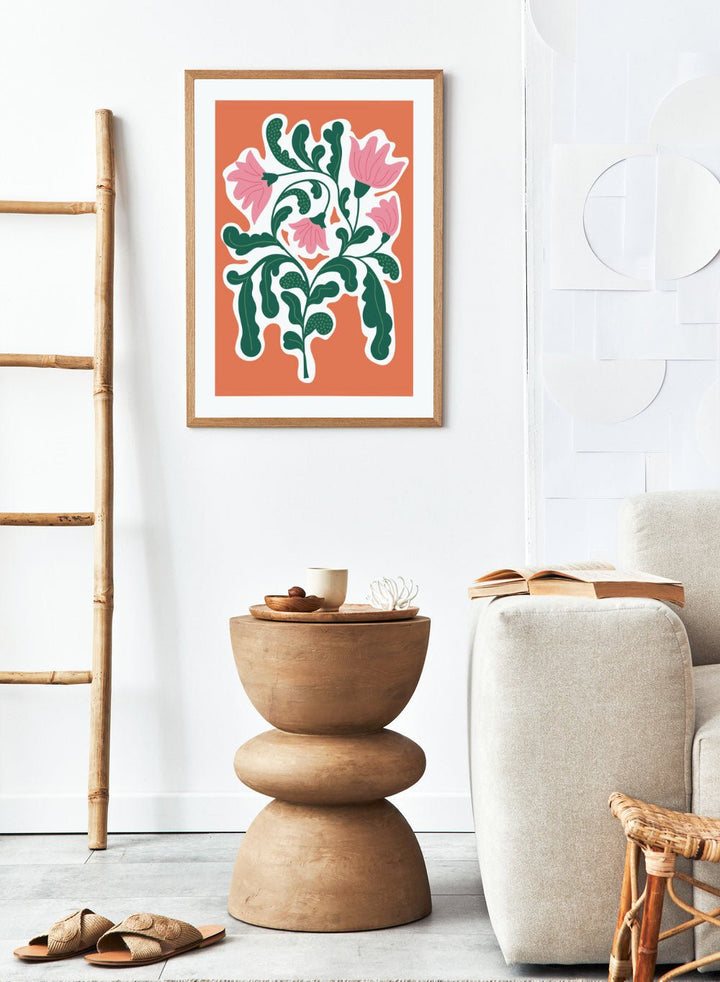 Abstract Flowers Art Print_Sugar & Canvas