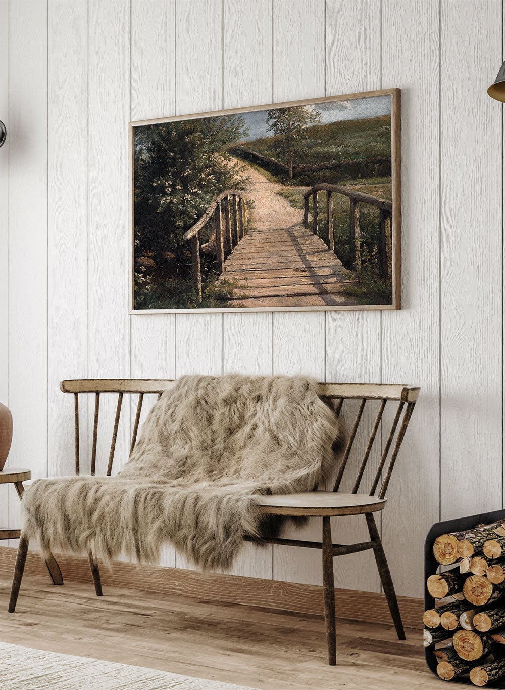 "Bridge over A Stream" Art Print_Sugar & Canvas