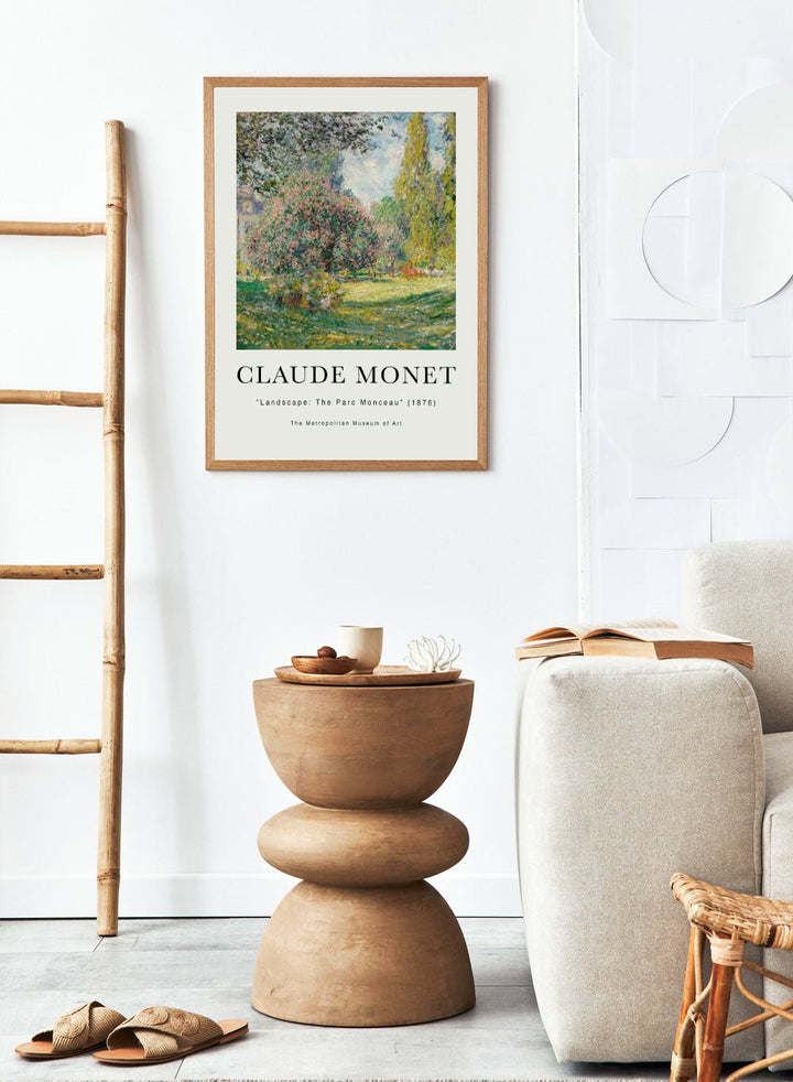 Monet Landscape The Parc Monceau 1876 Print N59_Sugar & Canvas