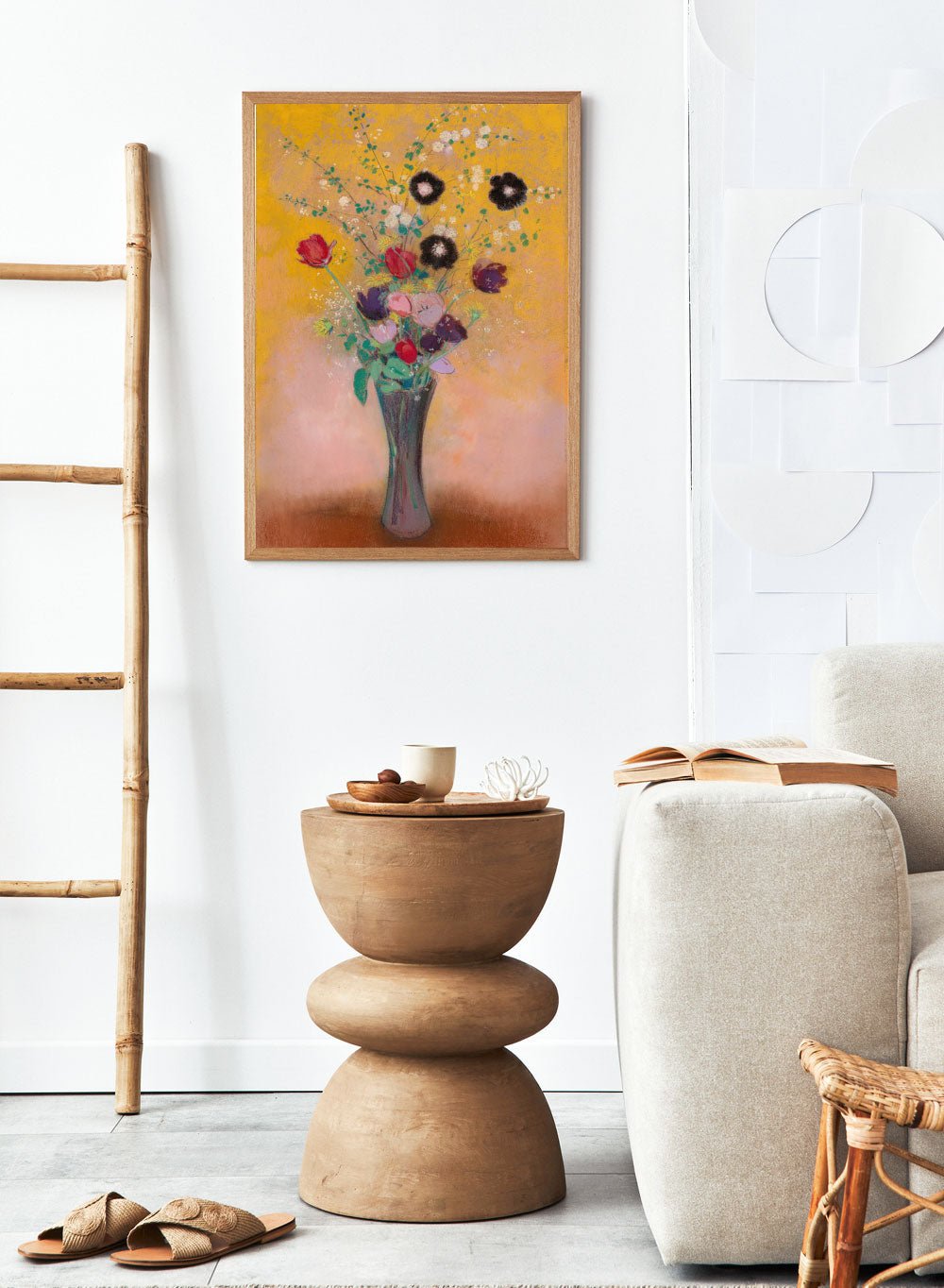 Odilon Redon Vase of Flowers 1916 Art Print_Sugar & Canvas