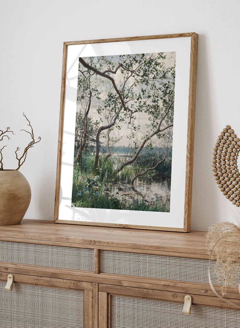 "Water Vegetation, Motif from Östergötland" Art Print_Sugar & Canvas