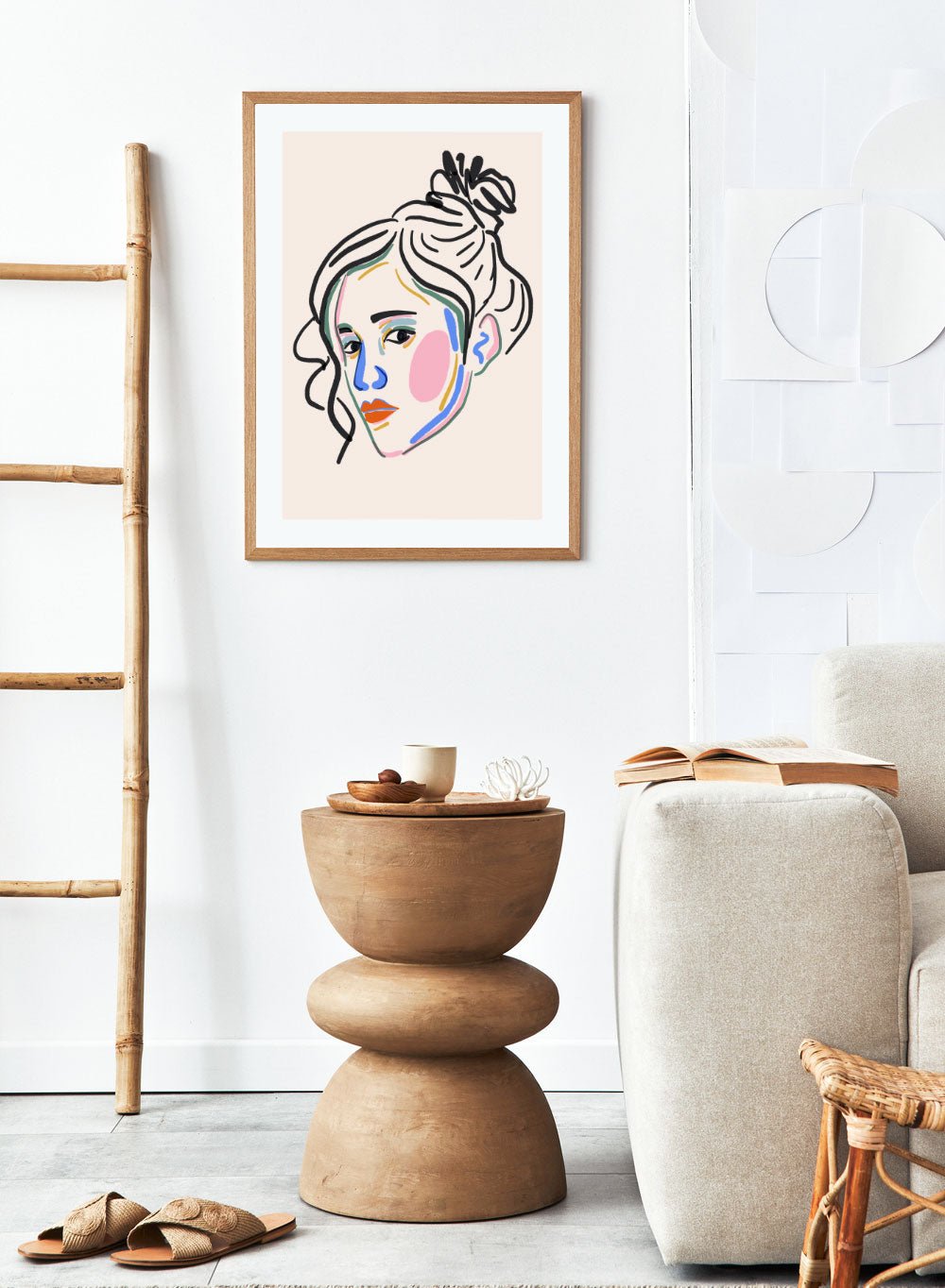 'Color Pop Portrait' Aesthetic Art Print_Sugar & Canvas