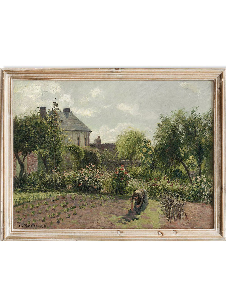 "The Artist’s Garden at Eragny" Art Print_Sugar & Canvas