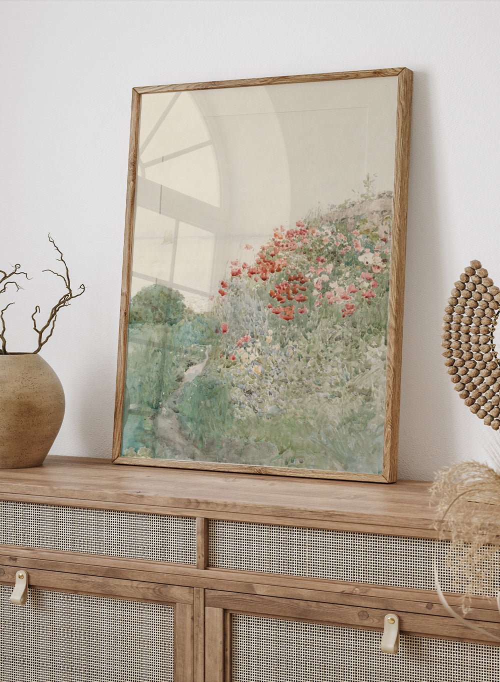 "Field of Poppies, Isles of Shoals" Art Print_Sugar & Canvas