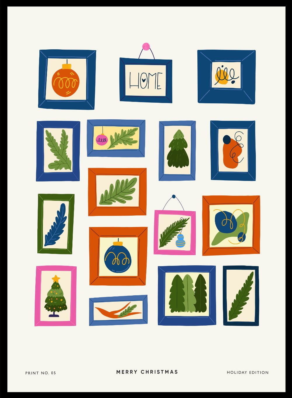 Merry Little Wall Art Print_Sugar & Canvas