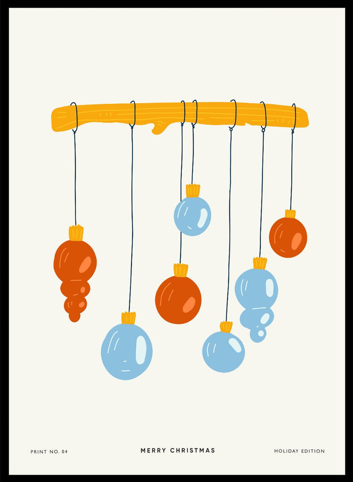 Hanging Ornaments Art Print_Sugar & Canvas