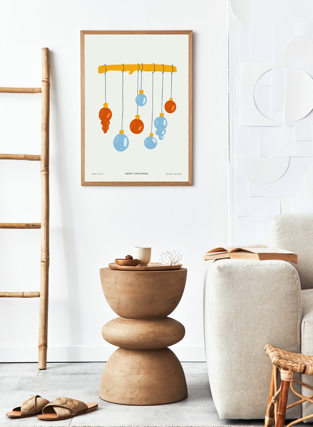 Hanging Ornaments Art Print_Sugar & Canvas