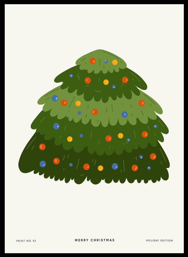 Festive Fir Art Print_Sugar & Canvas