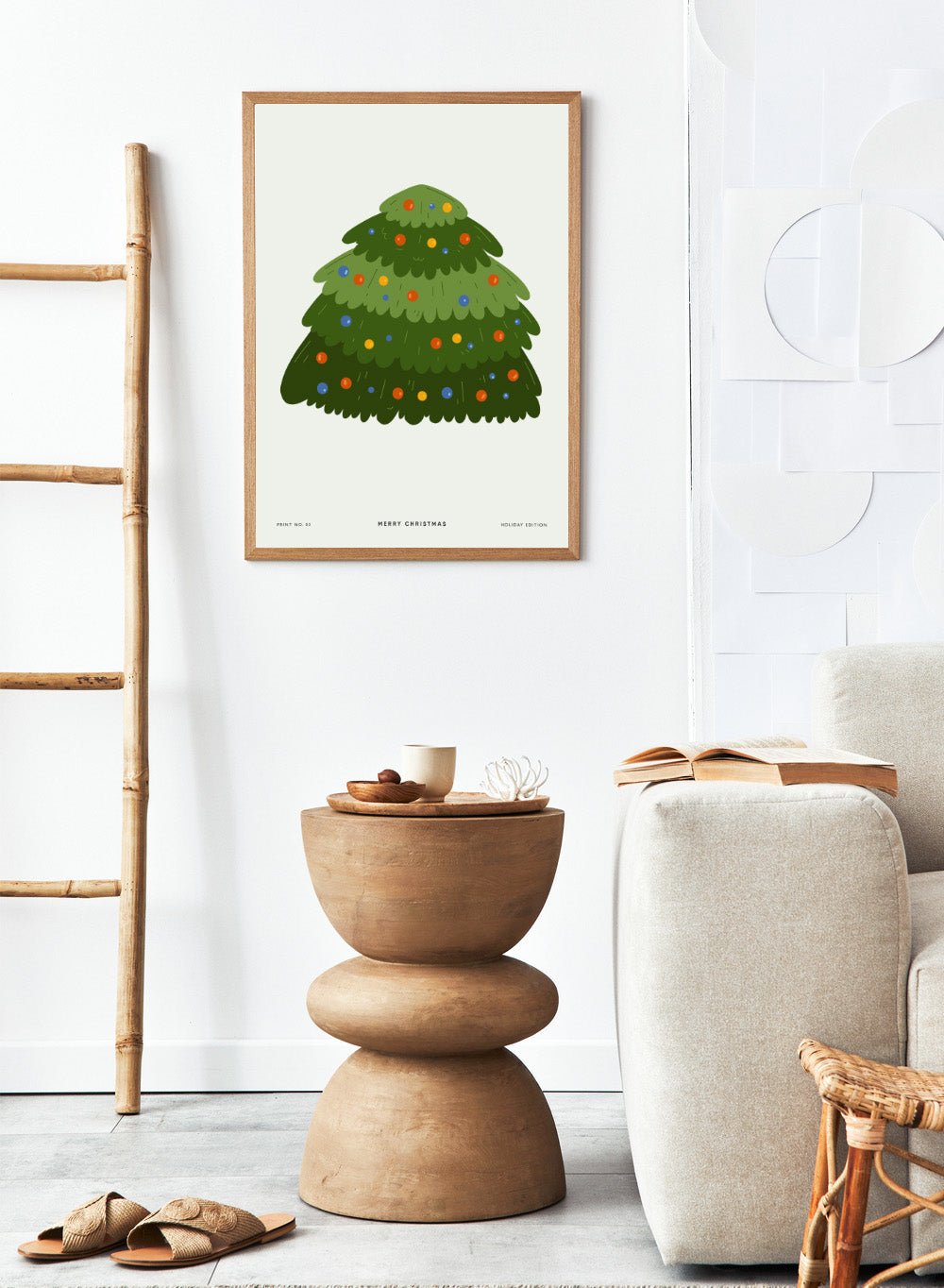 Festive Fir Art Print_Sugar & Canvas